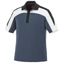 Elevate Men's Indigo/Navy/White Vesta Short Sleeve Polo