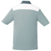 Elevate Men's Fossil/Steel Grey/White Gydan Short Sleeve Polo