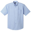 Elevate Men's Oxford Blue Lambert Oxford Short Sleeve Shirt