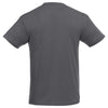 Elevate Men's Heather Dark Charcoal/White Monroe Short Sleeve Pocket Tee
