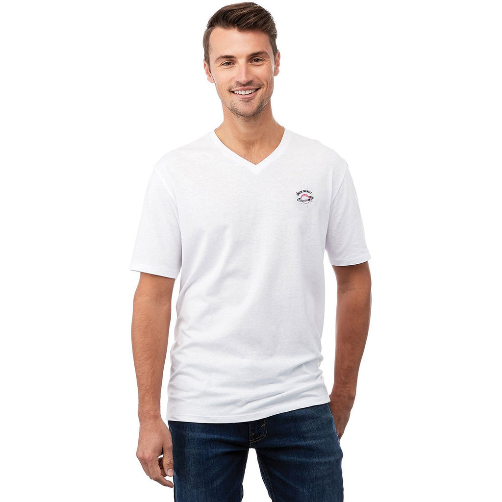 Elevate Men's White Canyon Short Sleeve Tee