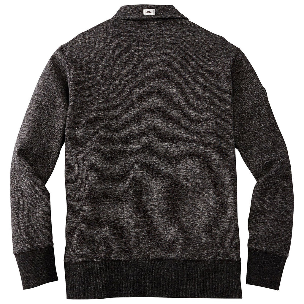 Roots73 Men's Black Mix Killarney Fleece Quarter Zip