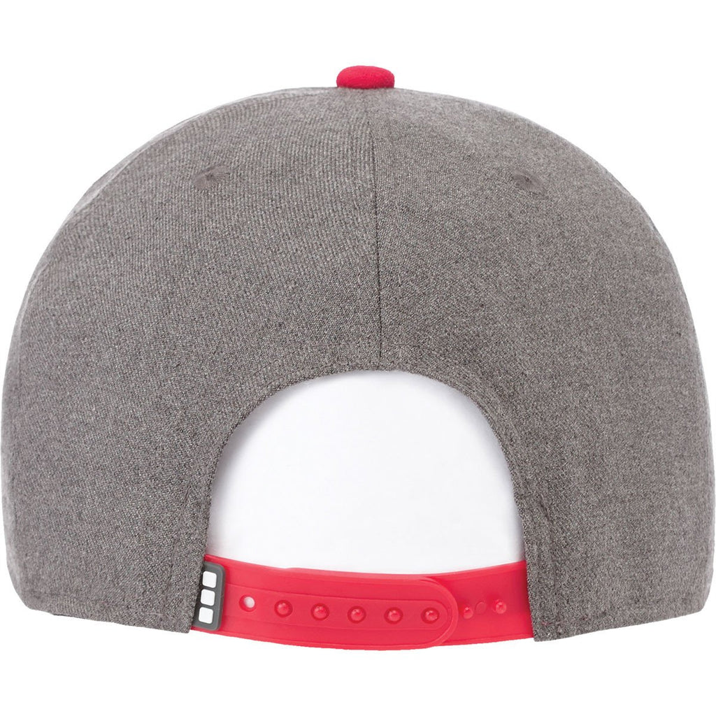Elevate Team Red/Heather Dark Charcoal Prevail Ballcap