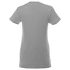 Elevate Women's Medium Heather Grey/White Monroe Short Sleeve Pocket Tee