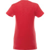 Elevate Women's Team Red Heather/White Monroe Short Sleeve Pocket Tee