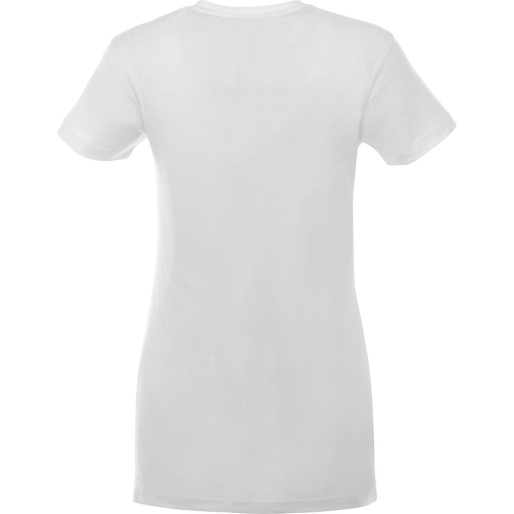 Elevate Women's White Monroe Short Sleeve Pocket Tee