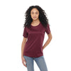 Elevate Women's Maroon Omi Short Sleeve Tech T-Shirt