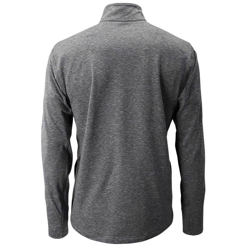 New Balance Men's Mid Heather Grey Lightweight Solid Half Zip