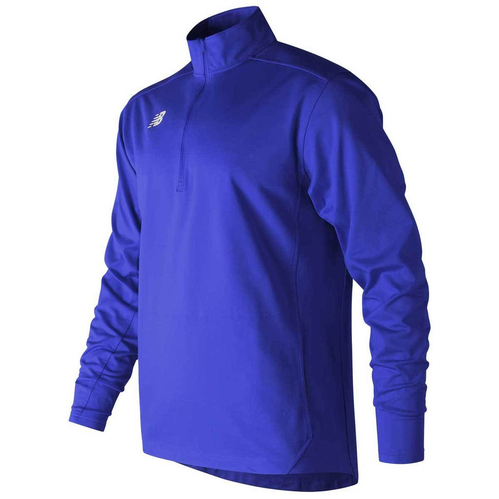 New Balance Men's Team Royal Lightweight Solid Half Zip