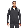 Team 365 Men's Sport Graphite/White Elite Performance Quarter-Zip