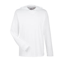 Team 365 Men's White Zone Performance Hoodie