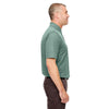 UltraClub Men's Forest Green Heather Heathered Pique Polo
