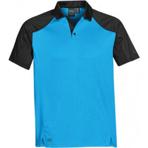 Stormtech Men's Electric Blue/Black Vector Polo