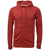 BAW Men's Vintage Red Burn-Out Full Zip Jacket