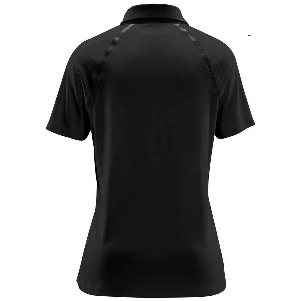 Stormtech Women's Black Neutrino Technical Polo