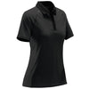 Stormtech Women's Black Neutrino Technical Polo