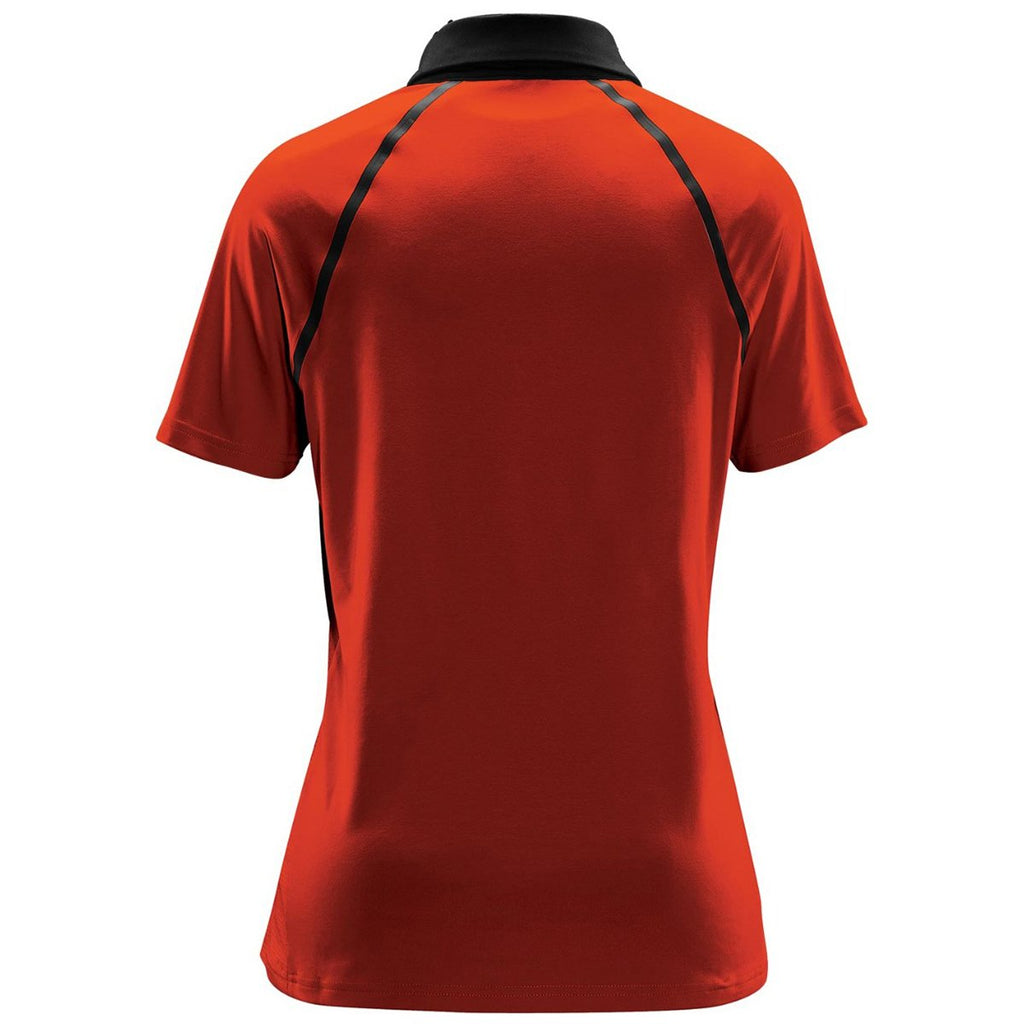 Stormtech Women's Fire Orange Neutrino Technical Polo