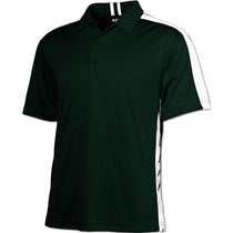 BAW Men's Dark Green/White Xtreme Tek Galaxy Polo
