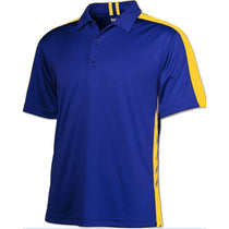 BAW Men's Royal/Gold Xtreme Tek Galaxy Polo