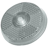 Hit Clear Round Blinking Light With Back Clip