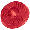 Hit Red Round Blinking Light With Back Clip