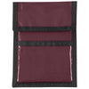Hit Burgundy Nylon Neck Wallet Badge Holder