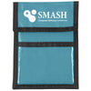 Hit Turquoise Nylon Neck Wallet Badge Holder