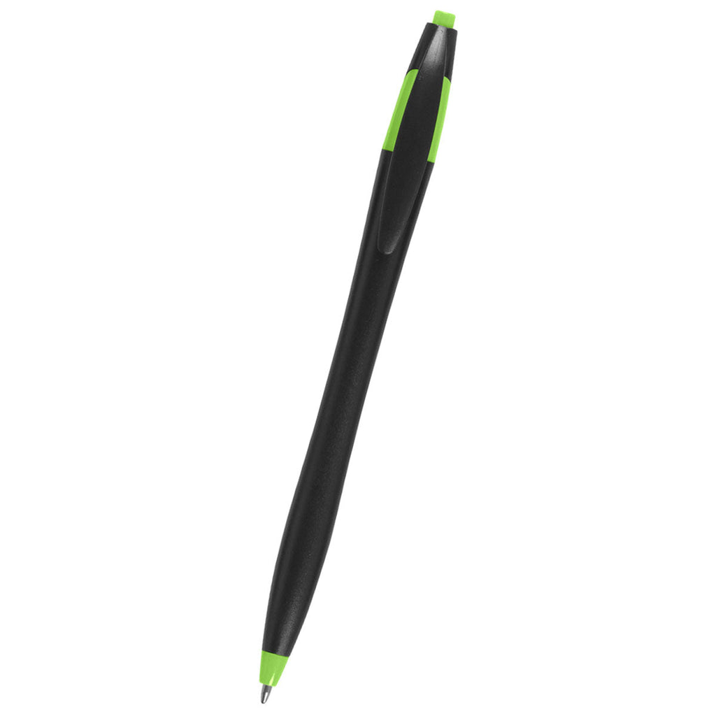 Hit Black/Lime Green Dart Pen