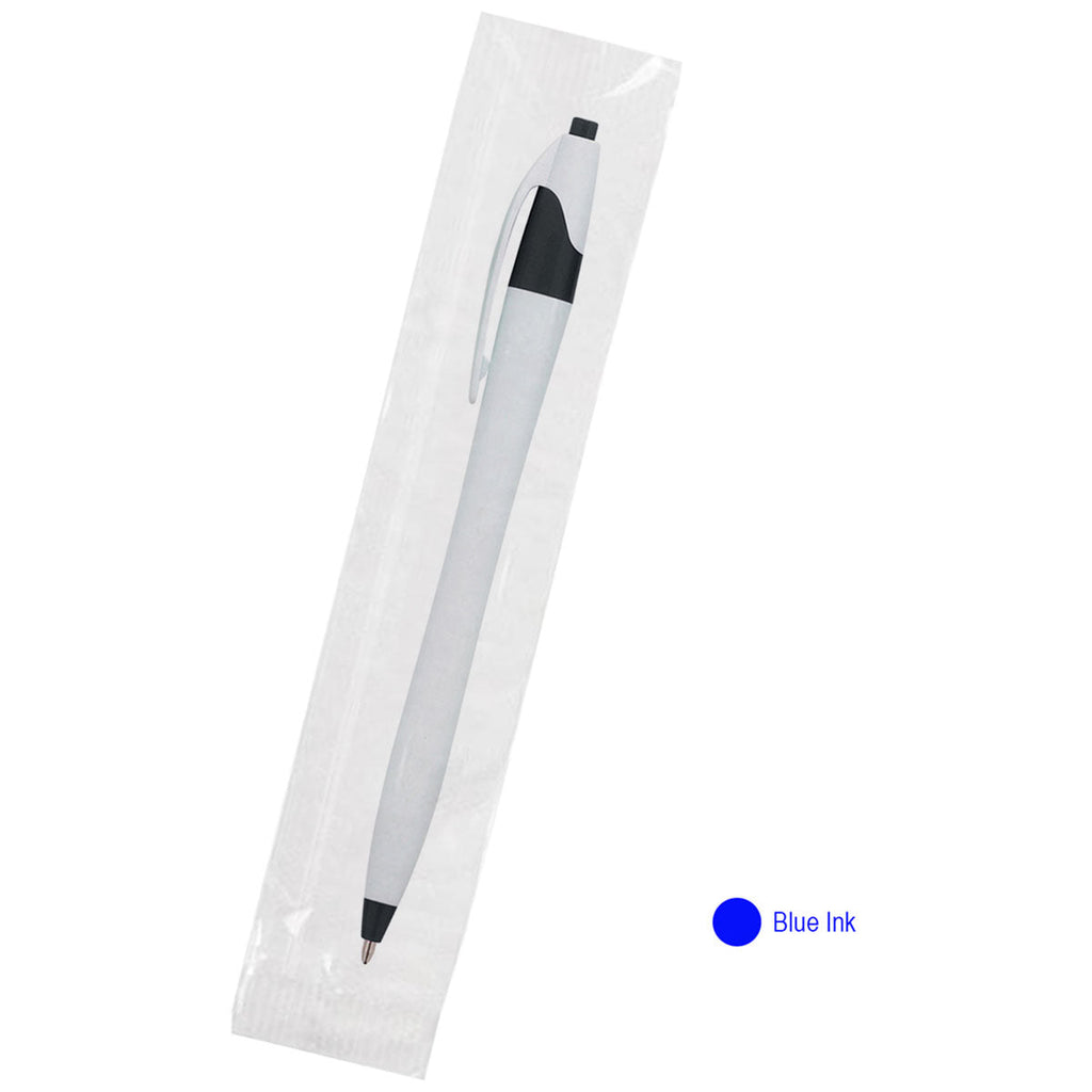 Hit White/Black/Blue Ink Dart Pen