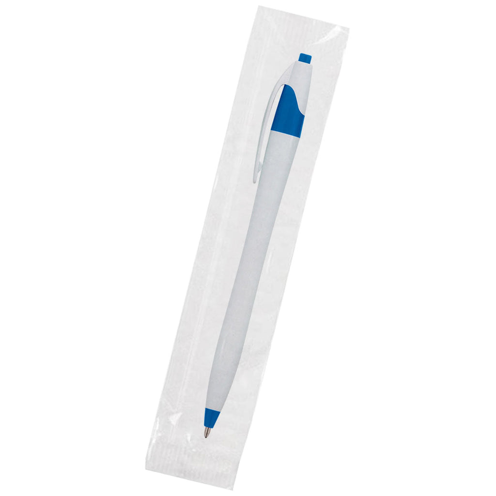 Hit White/Blue Dart Pen