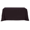 Hit Black Flat Poly/Cotton 4-sided Table Cover