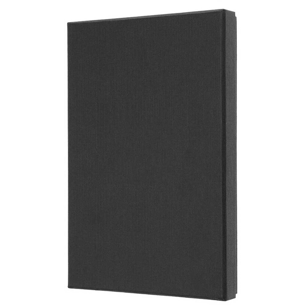 Moleskine Black Leather Ruled Large Notebook
