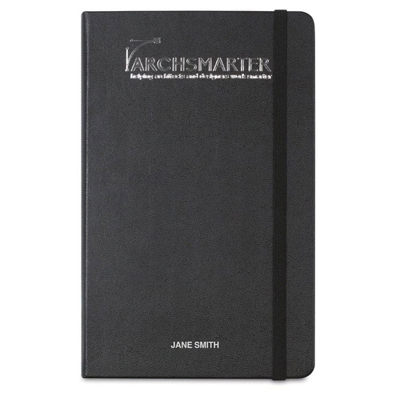 Moleskine Black Hard Cover Large Double Layout Notebook