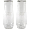 Corkcicle Clear Flute Glass Set (2)