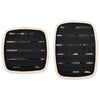 La Cuisine Black Potholder Hot Pad Set