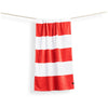 Slowtide Porto Red Pocket Beach Towel