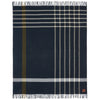 Slowtide Presidio-Navy Brushed Cotton Throw Blanket