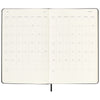 Moleskine Black Hard Cover Large 12-Month Daily 2024 Planner