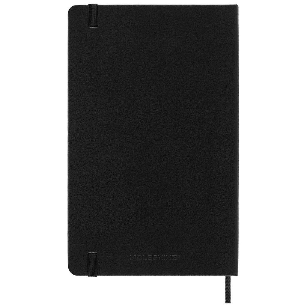 Moleskine Black Hard Cover Large 12-Month Weekly 2024 Planner