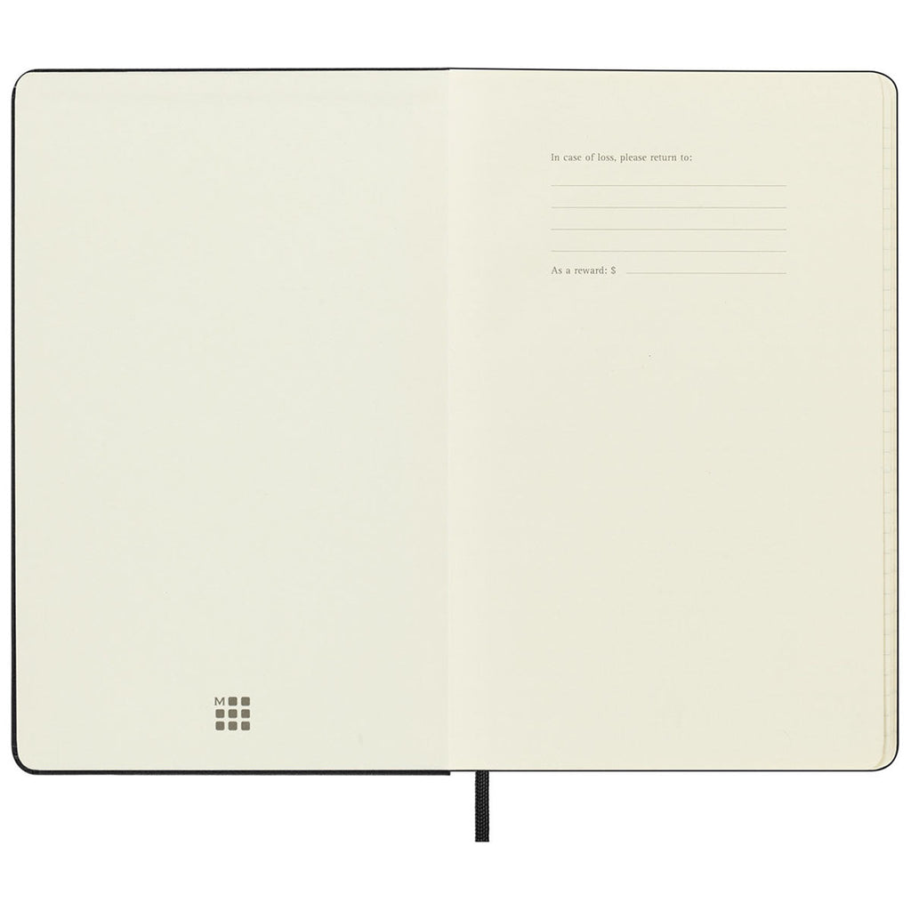 Moleskine Black Hard Cover Large 12-Month Weekly 2024 Planner