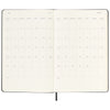 Moleskine Black Hard Cover Large 12-Month Weekly 2024 Planner