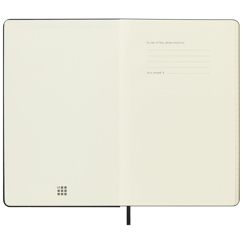 Moleskine Black Soft Cover Large 12-Month Weekly 2024 Planner