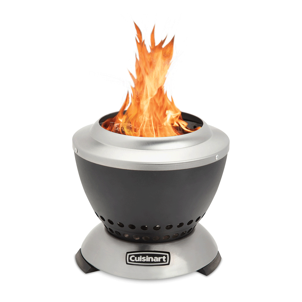 Cuisinart Stainless Steel Outdoors Cleanburn Smokeless Tabletop Fire Pit