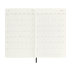Moleskine Black Soft Cover Large 12-Month Weekly 2025 Planner