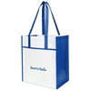 Gemline Royal Blue Harlow Laminated Recycled Shopper