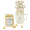 Gourmet Expressions Matte White Poppinsanity Sweet & Salty Artisanal Popcorn Mug Stuffer