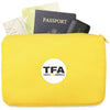 Gemline Yellow Arlo rPET Zippered Pouch
