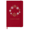 Moleskine Scarlet Red Hard Cover Holiday Notebook Gift Set