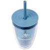 Cool Gear Elemental Blue Oasis Straw Bottle - 14 Oz.