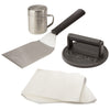 Cuisinart Outdoors Black Smashed Burger Kit